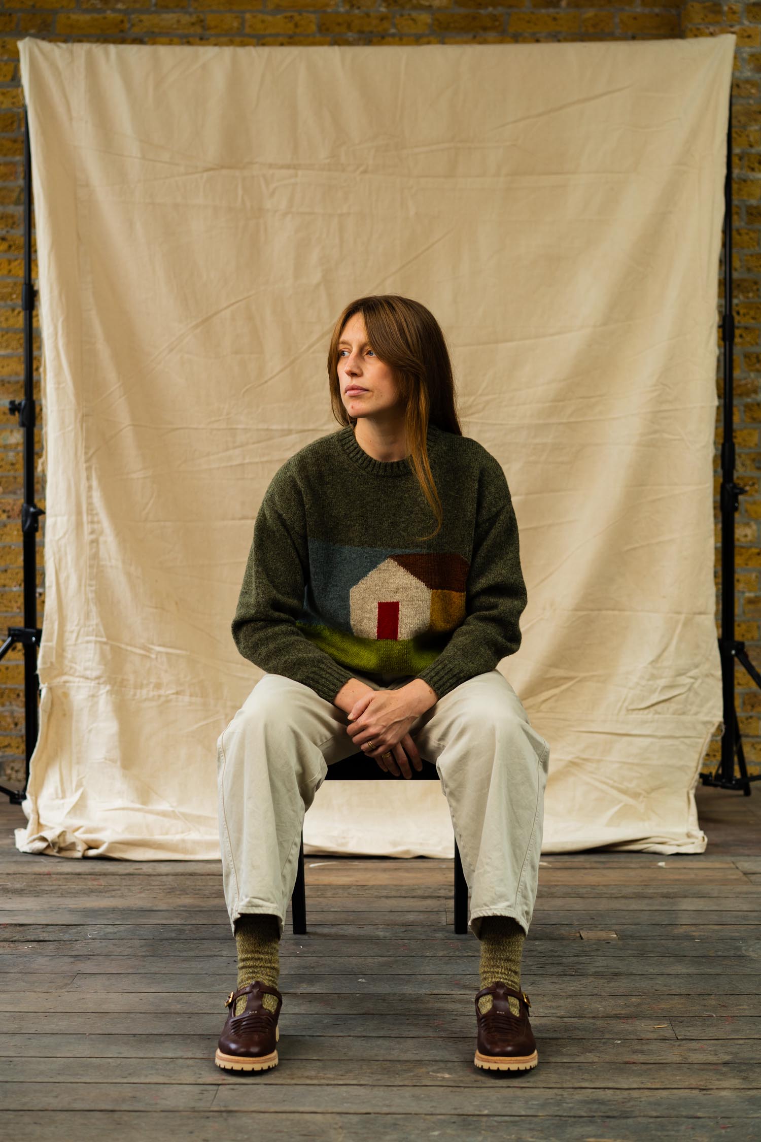 House Intarsia Jumper