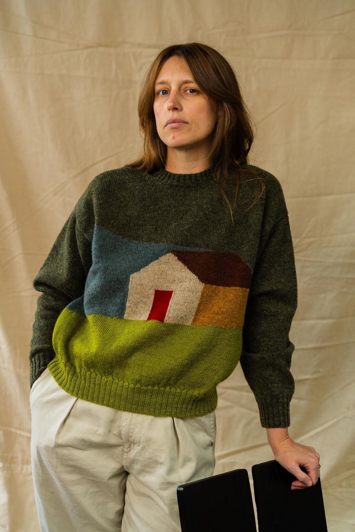 House Intarsia Jumper