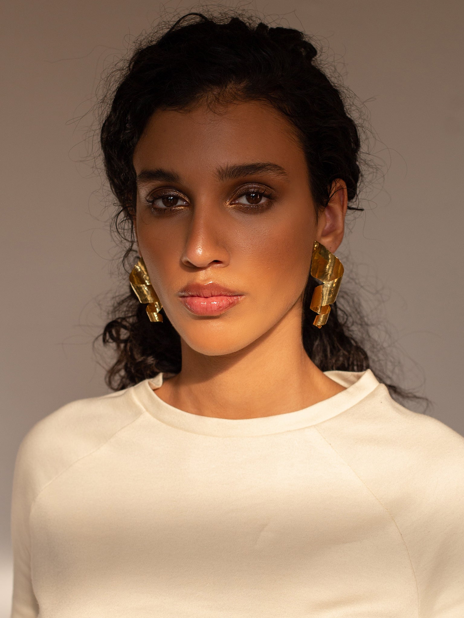 Rustic Twisted Small Earrings