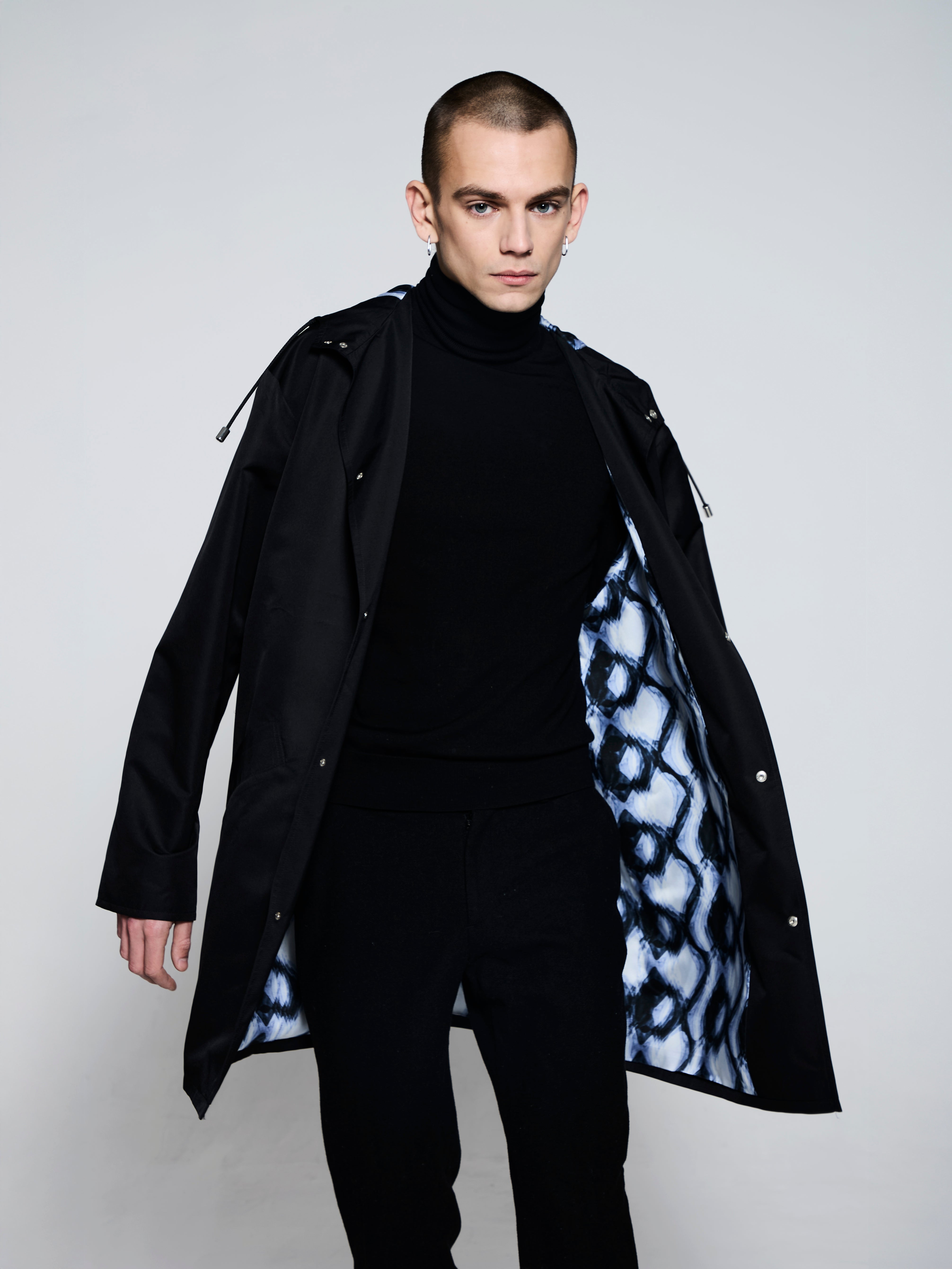Arctic Optic Hooded Raincoat