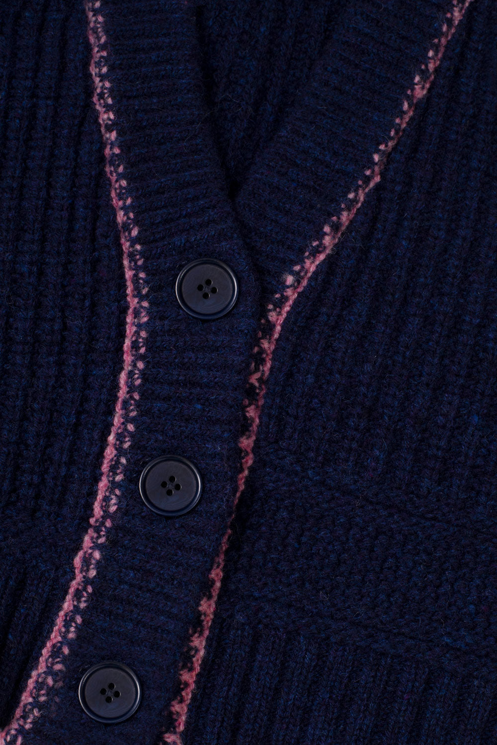 Frida Chunky Knit Cardigan, Midnight Navy