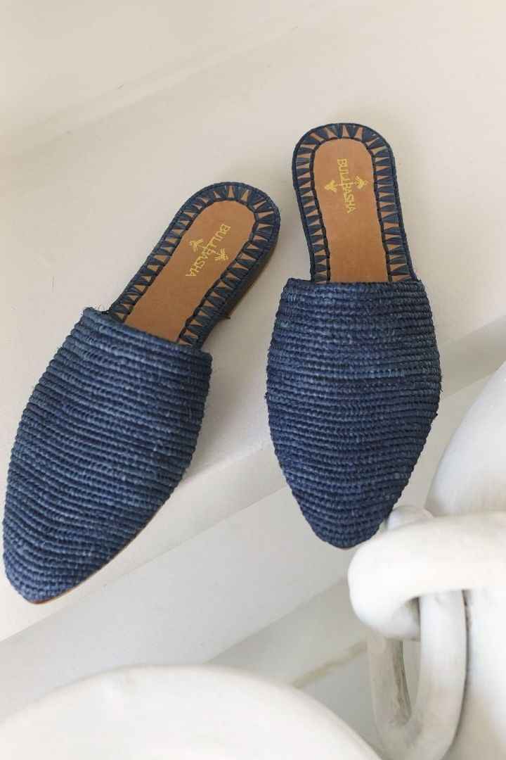 Babouche Women's Slip-Ons Blue