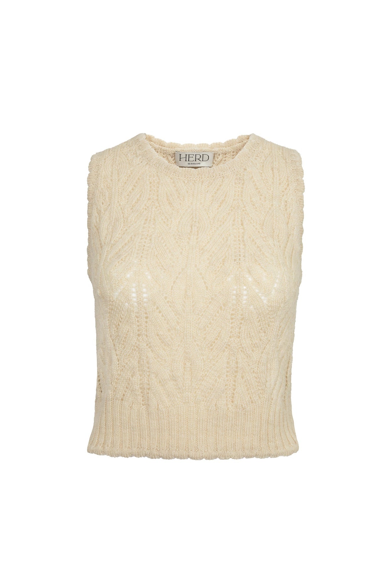 Wyre Vest in Ecru