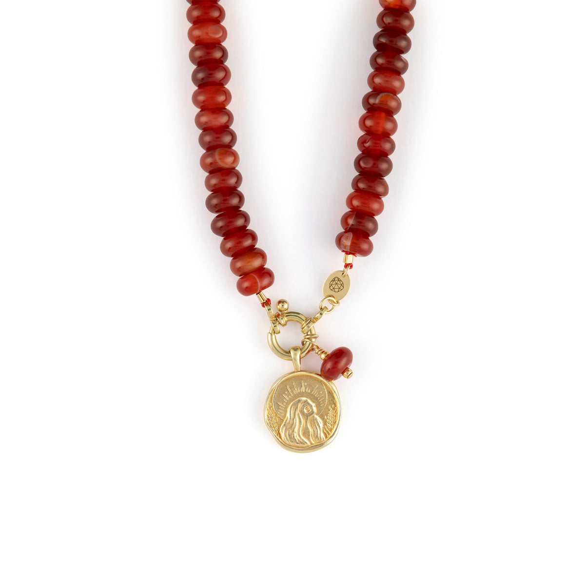 Virgo Zodiac Coin Pendant Necklace