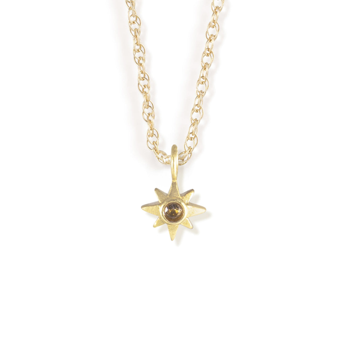 White Topaz Capella Pendant Necklace