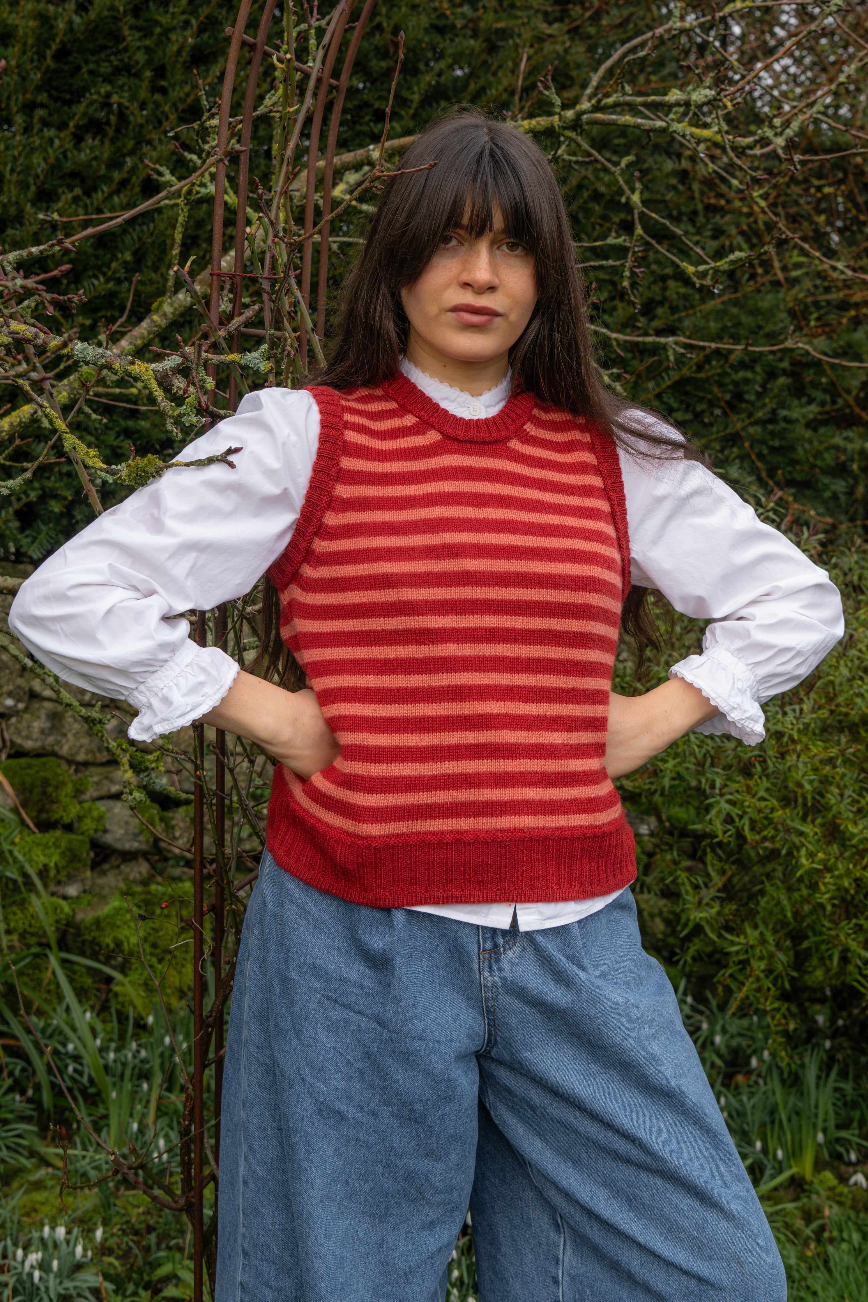 Ingleton Vest in Jam & Shrimp