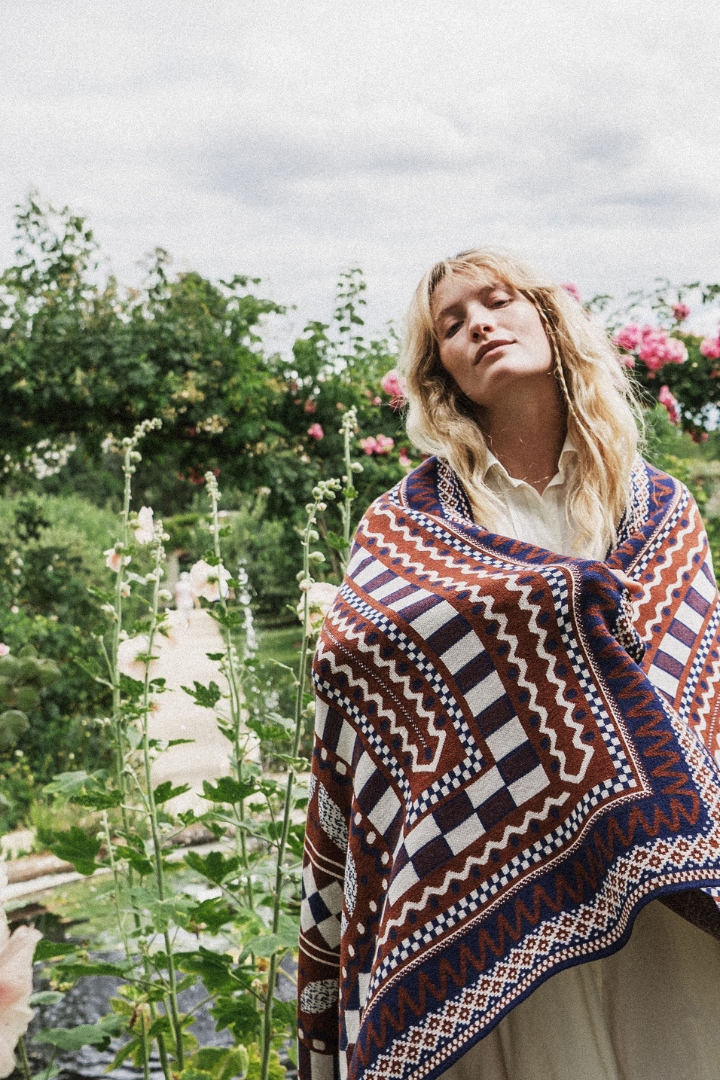 Blockley Blanket | Cinnamon
