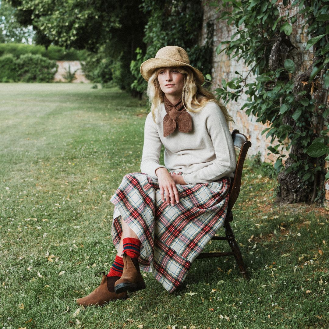 Paxford Shortie Scarf | Conker