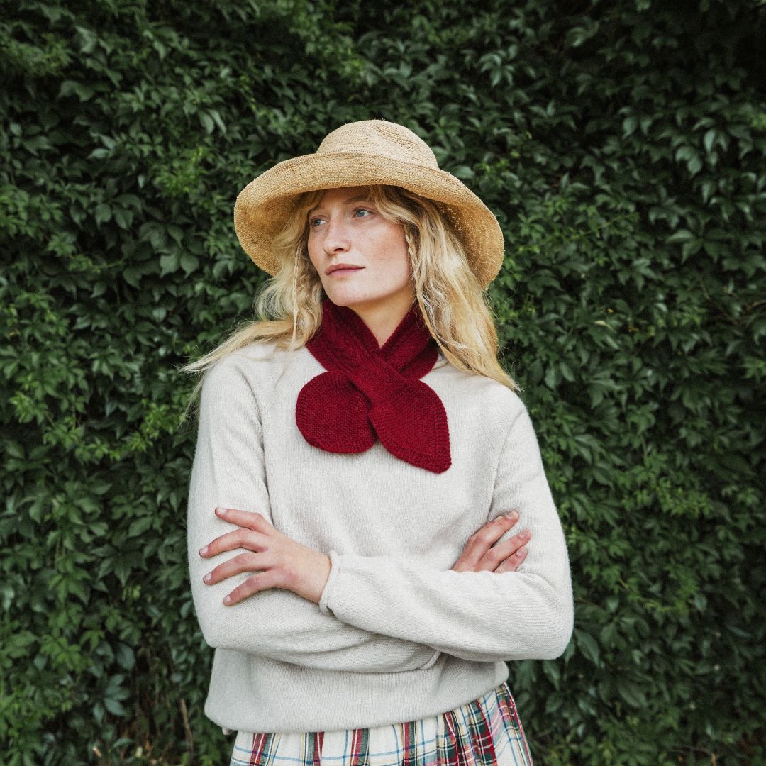 Paxford Shortie Scarf | Poppy