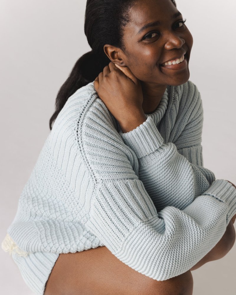 Delčia: Dew Cotton Sweater