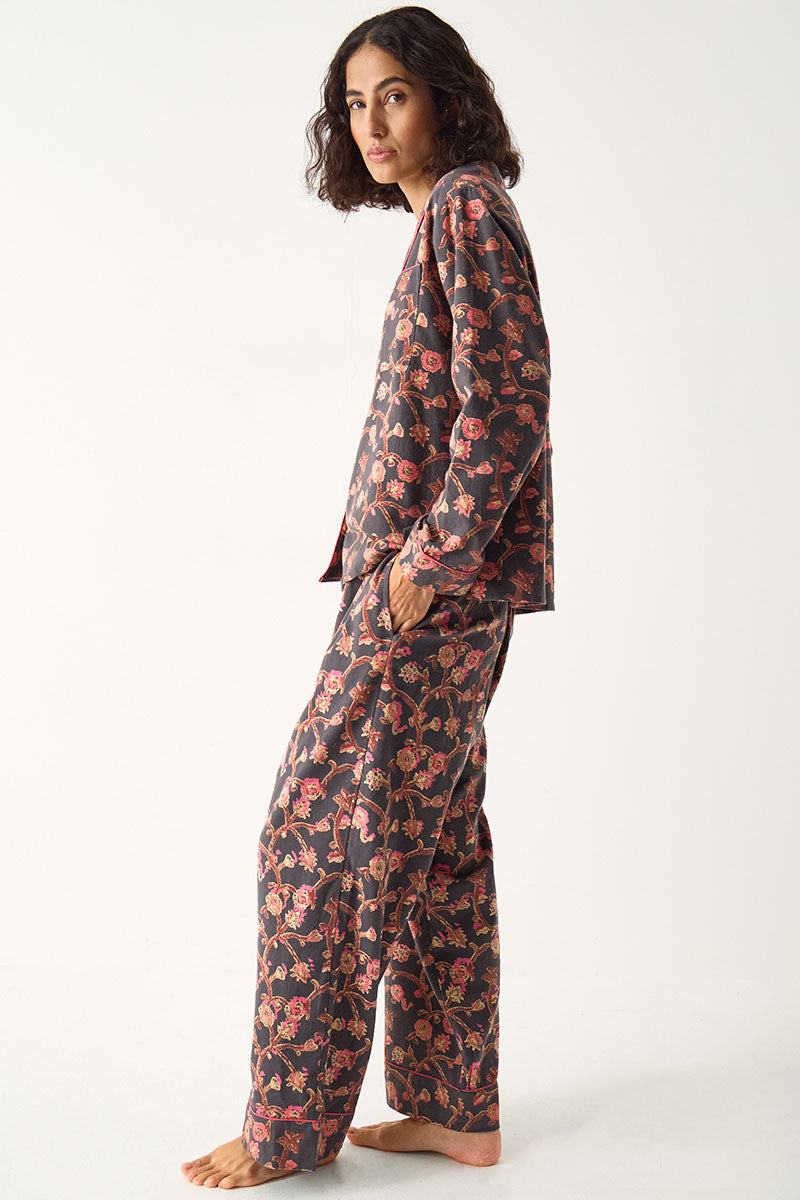 Elenie Printed Floral Pyjama Set