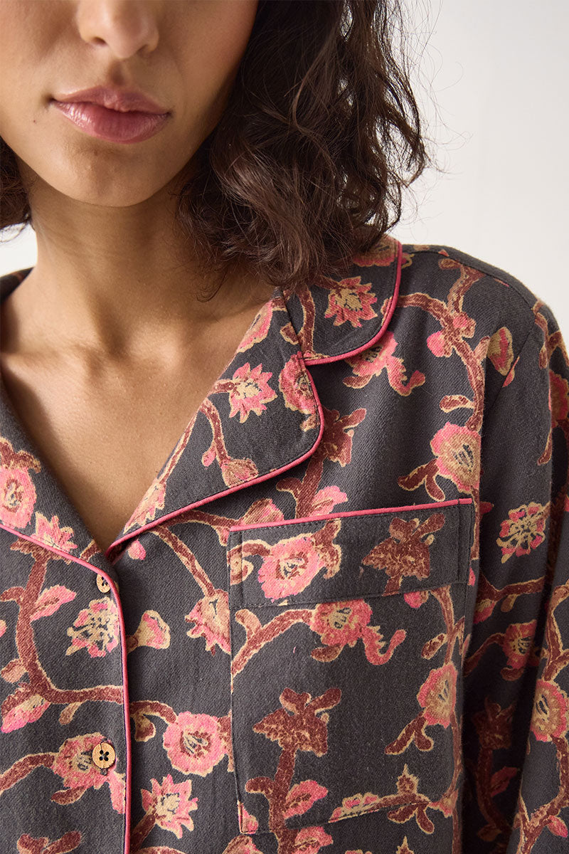 Elenie Printed Floral Pyjama Set