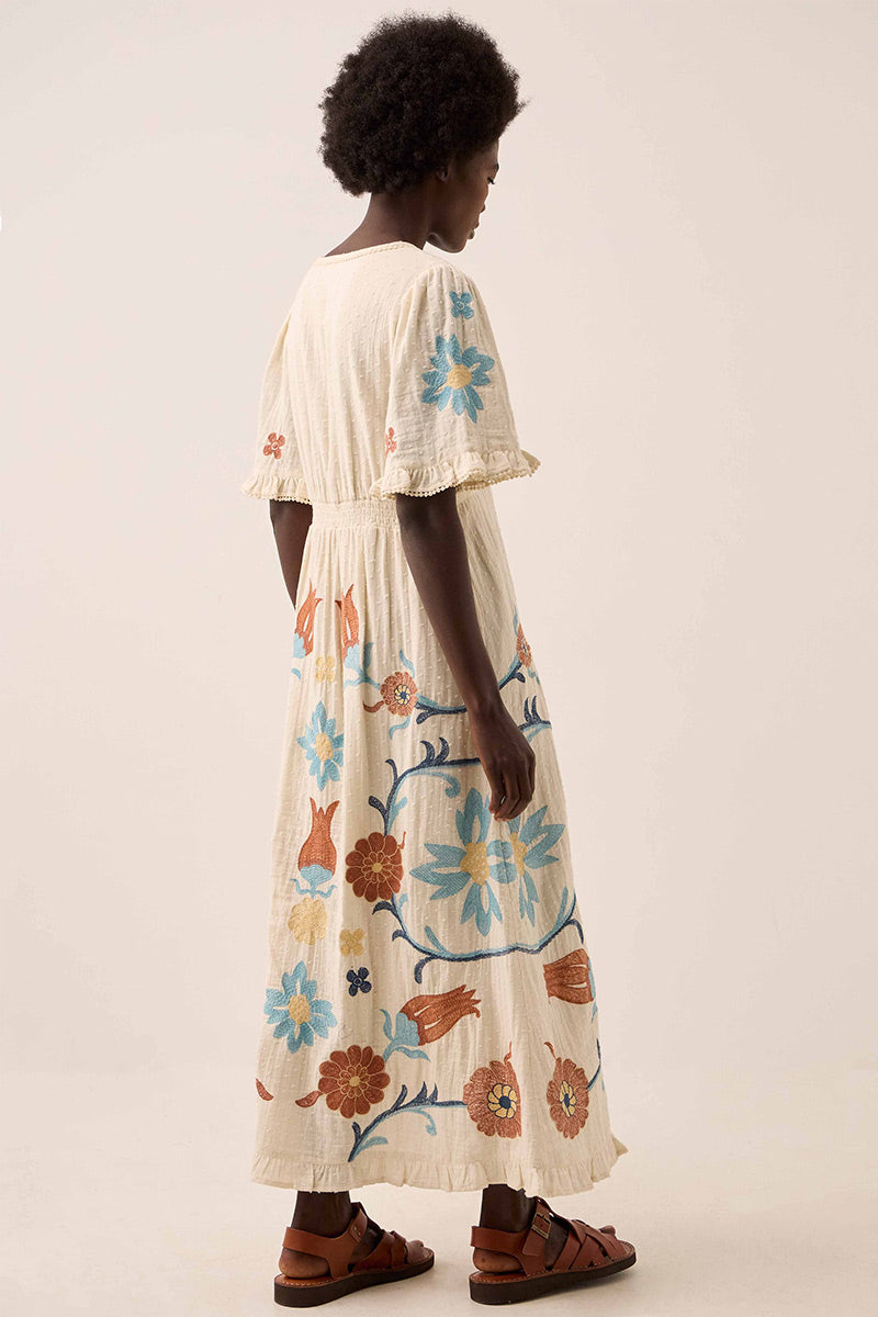 Odeline Embroidered Dress