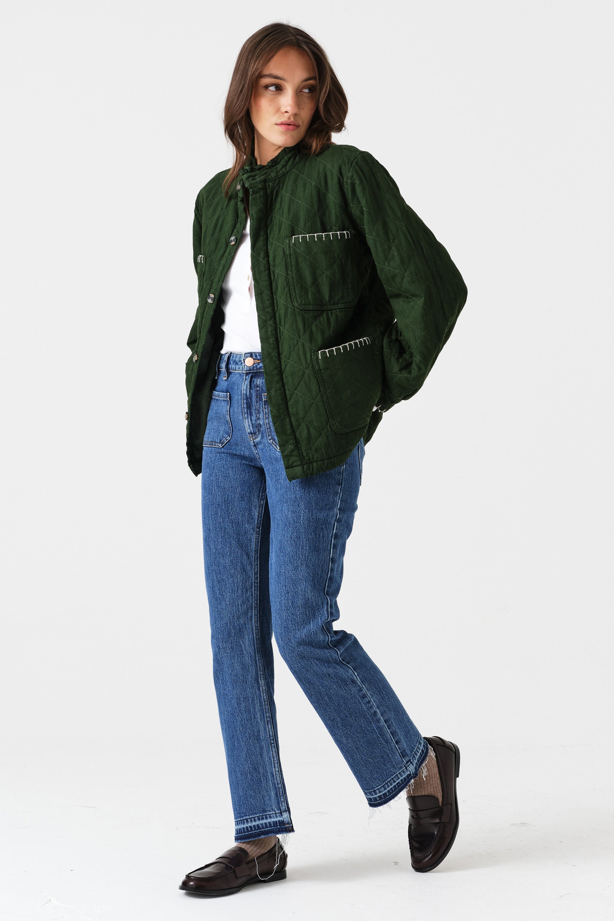 Gigi Kick Flare Jean in Napa