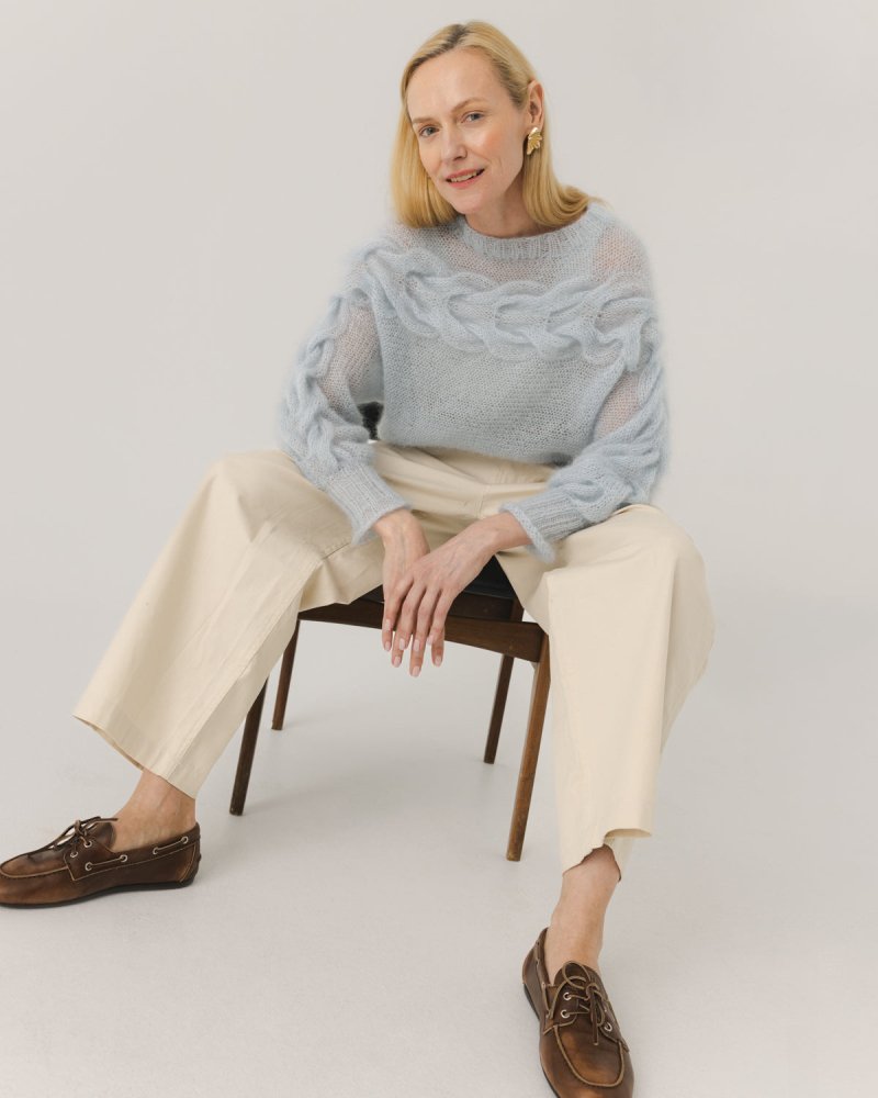 Jūra: Dew Silk & Mohair Sweater