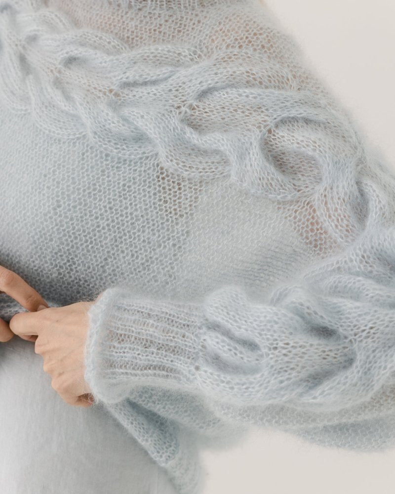 Jūra: Dew Silk & Mohair Sweater