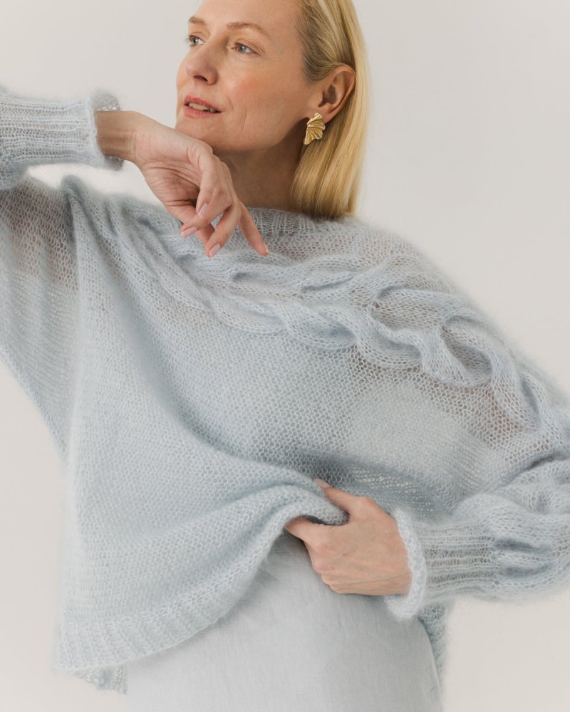 Jūra: Dew Silk & Mohair Sweater