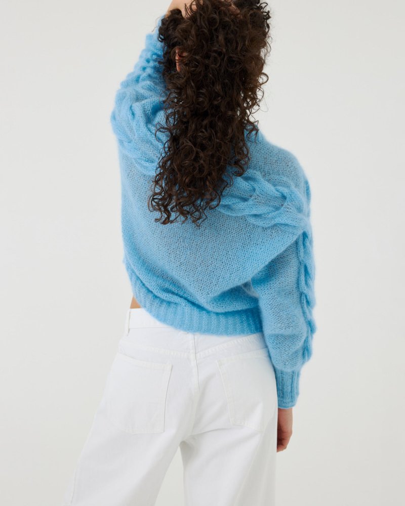 Jūra: Sea Glass Silk & Mohair Sweater