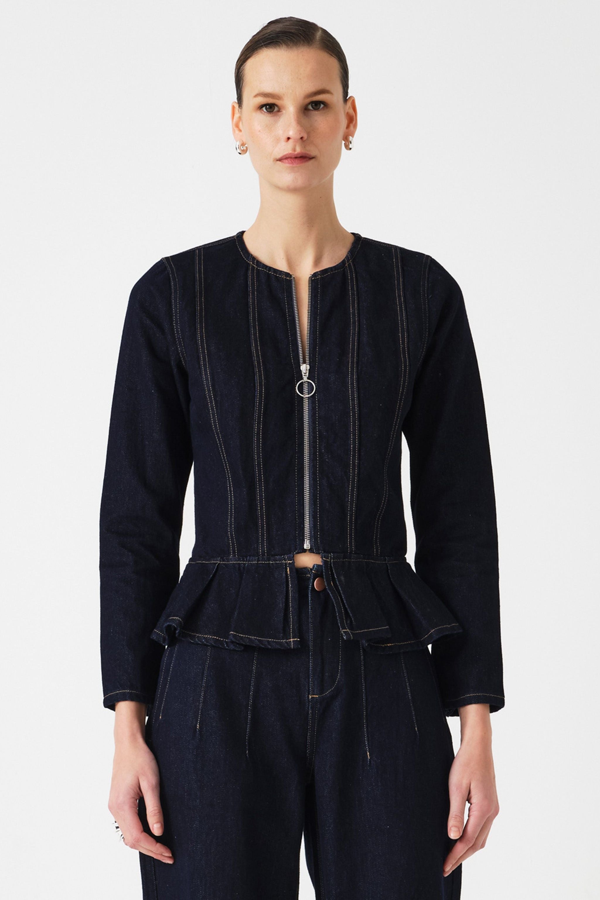 Zoe Jacket in Blue Moon - seventy + mochi