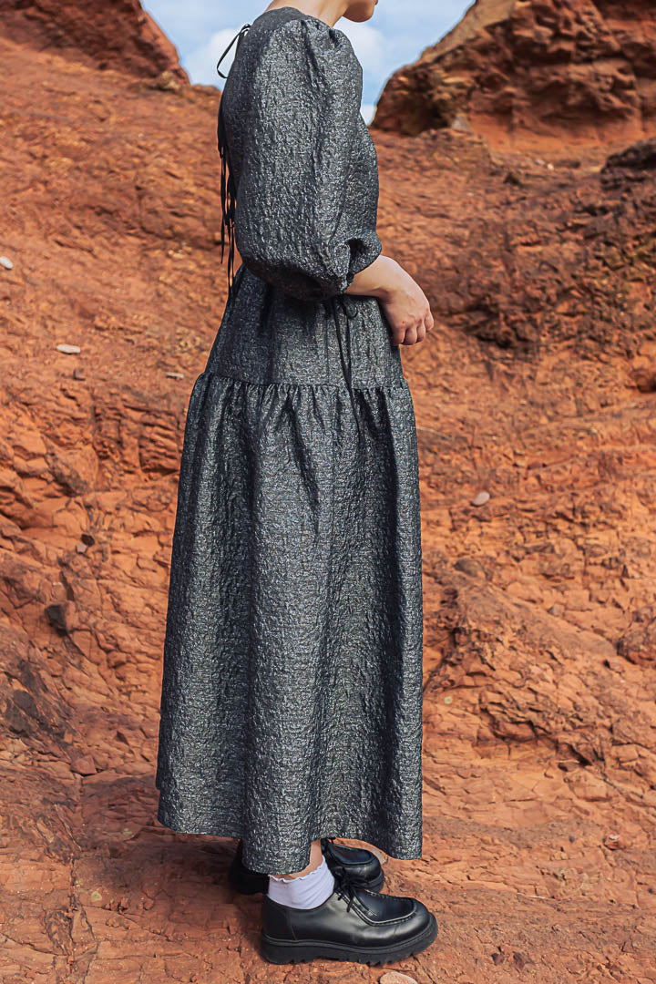 oversized grey dress