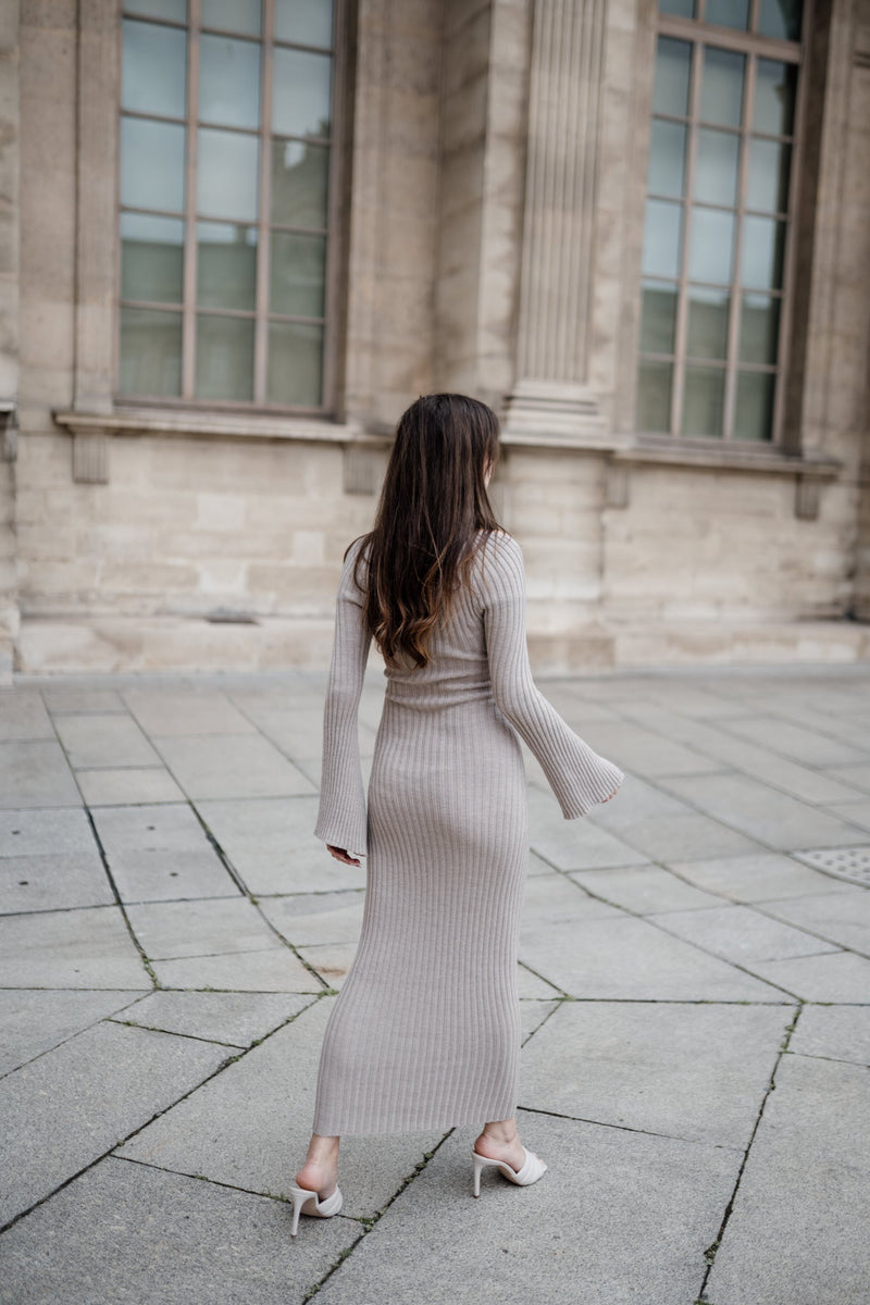 Harper Lavoir RWS Merino wool maxi dress sustainable luxury