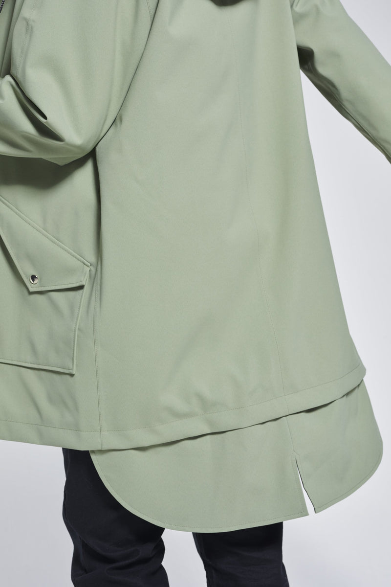OLIVE CITY RAINCOAT - recycled materials