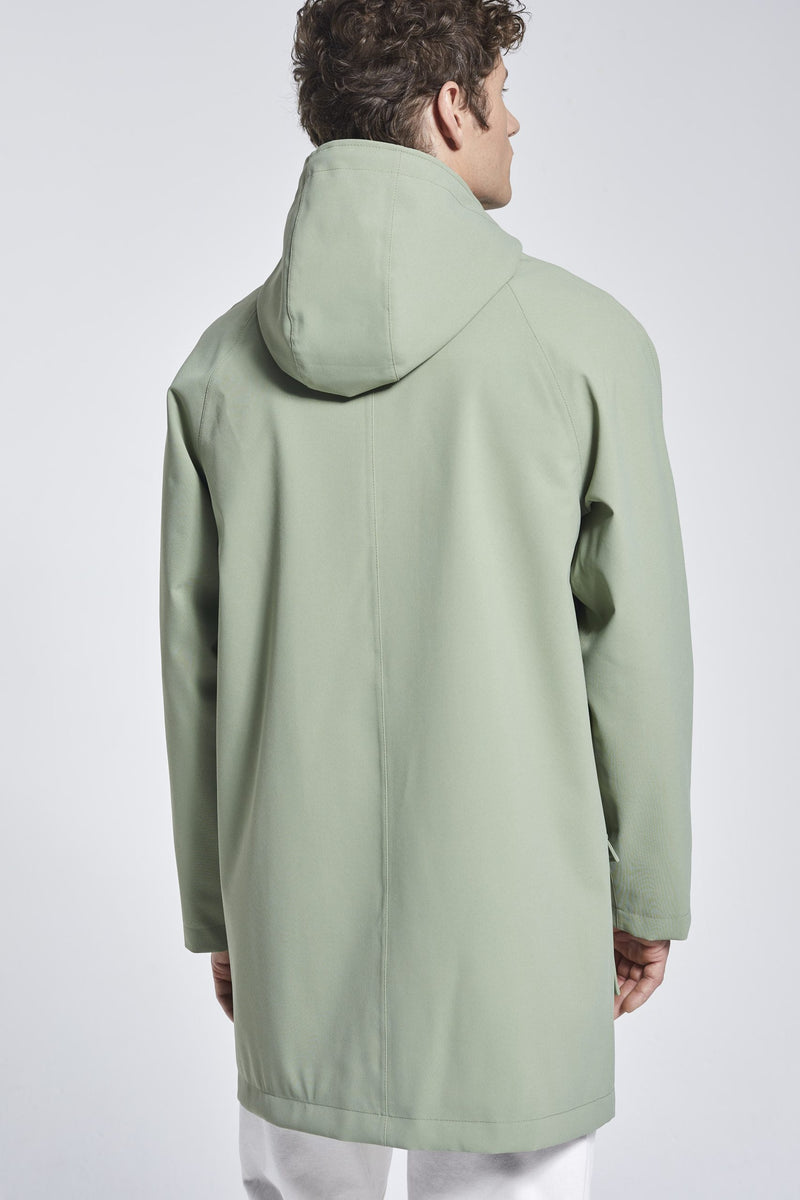 OLIVE CITY RAINCOAT - recycled materials