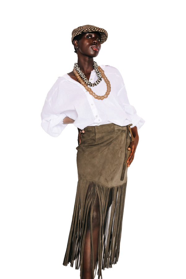 ALONA FRINGE SKIRT