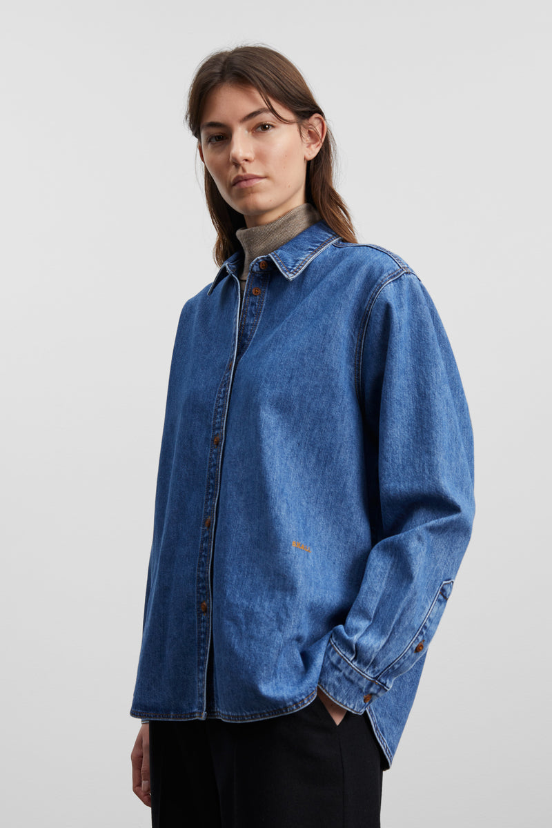 Millington Shirt - Mid Blue