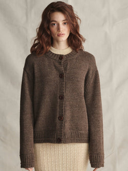 Brampton Cardigan in Peat