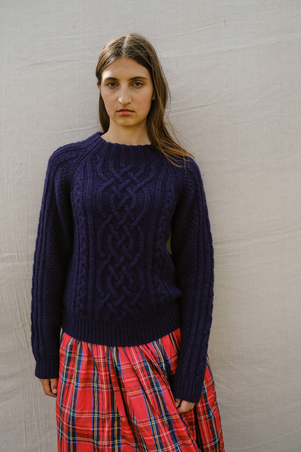 Whitby Jumper in Damson