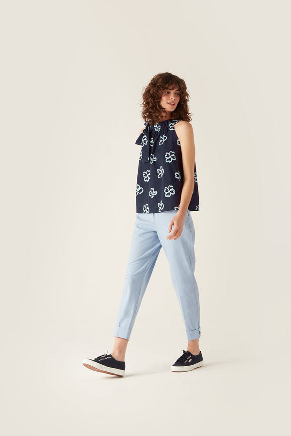 Skinny Trouser with cuff detail