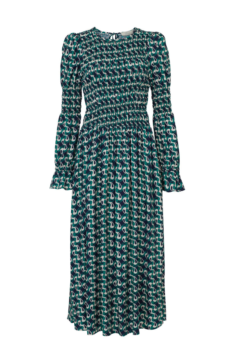 Alexia Swirl Print Dress