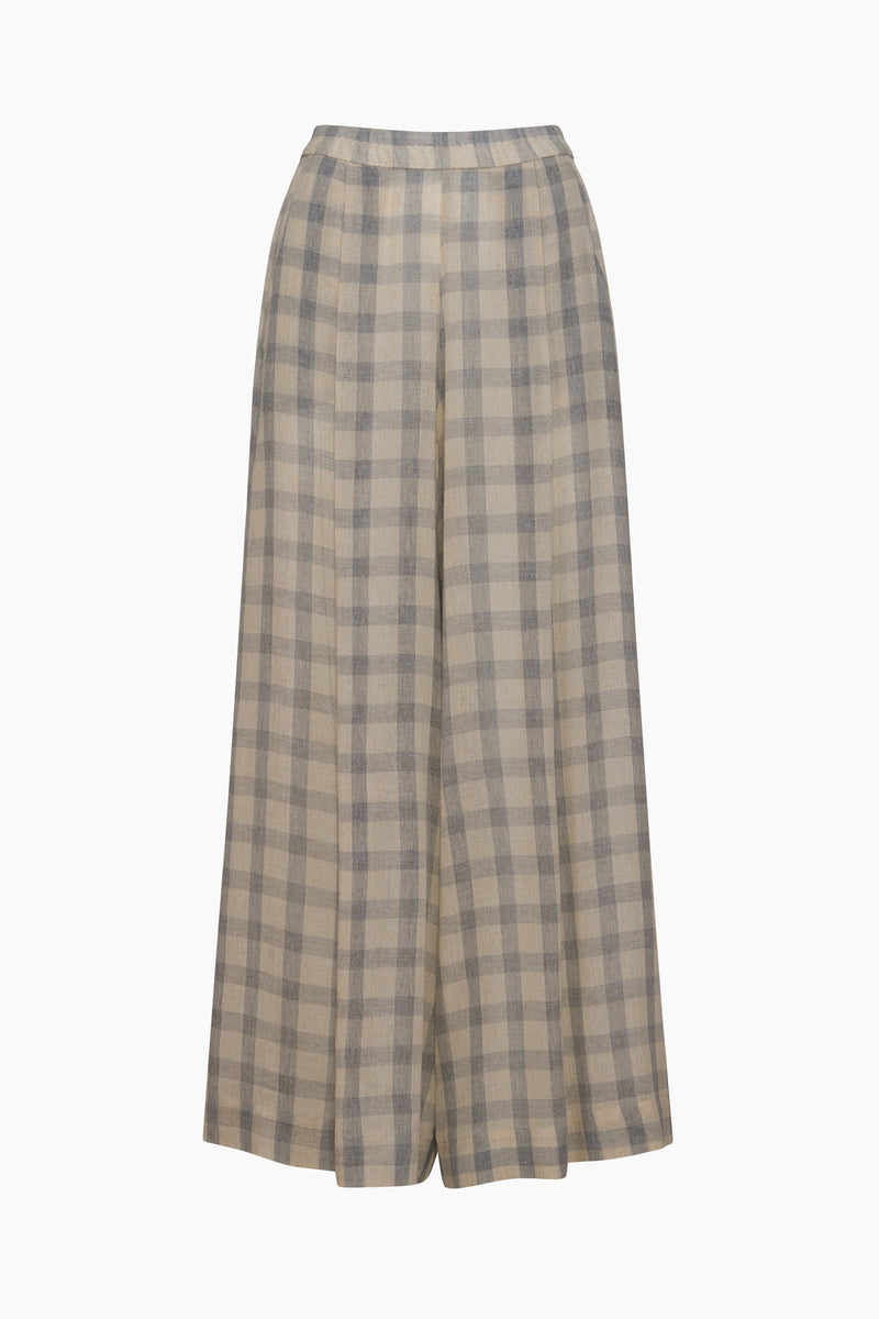 Grey Plaid Pants
