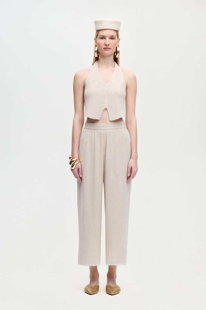 Linen Natural Pants