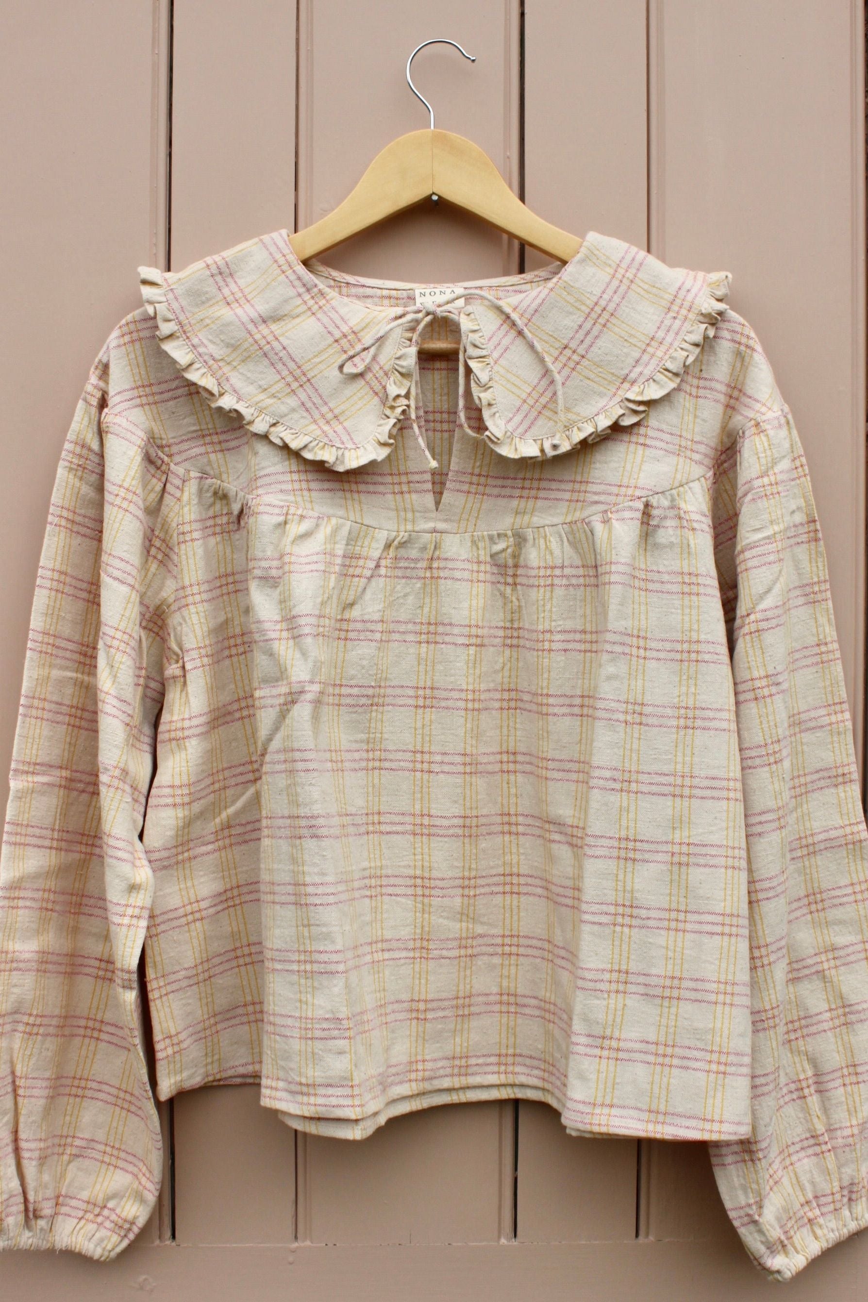 Luchia Smock (yellow over pink)