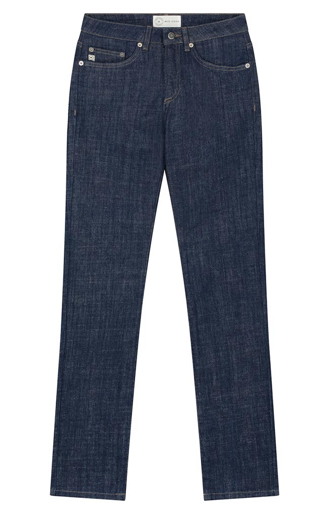Faye Straight Jeans – Shiny Raw