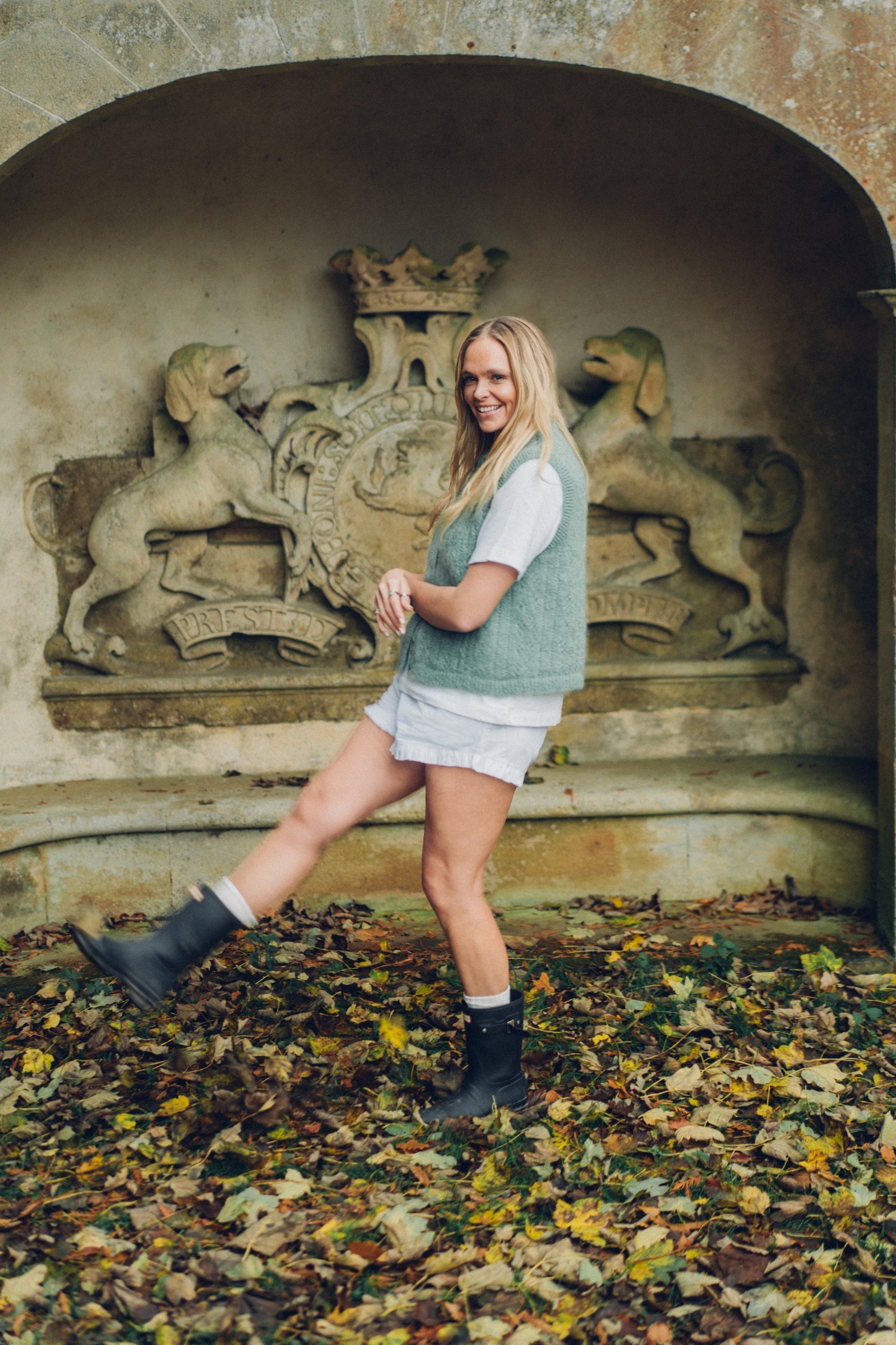 Pointelle Knit Vest - Peony Pink