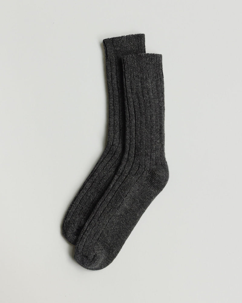 Draugystė: Charcoal Cashmere Socks