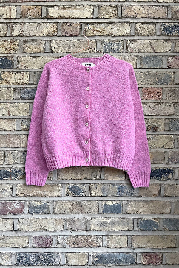 Ada Lambswool Cardigan Pink