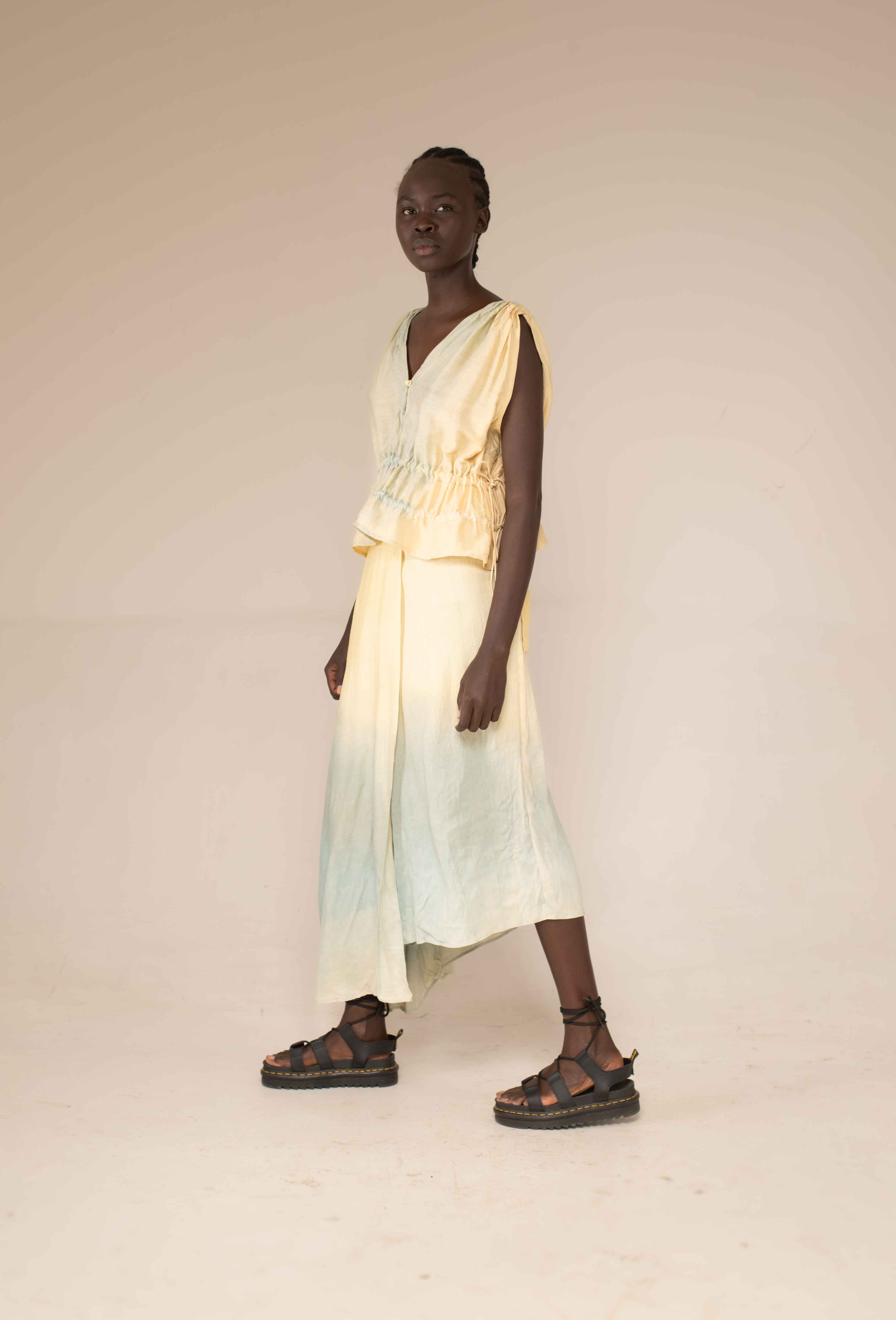 Cleo top - ocean ombre