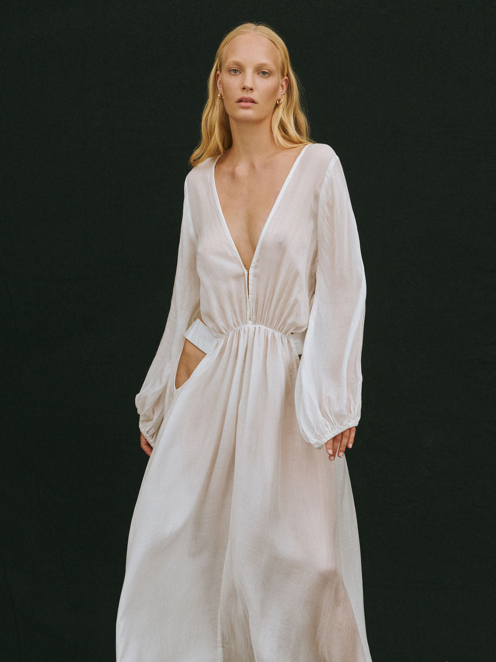 ATHENA DRESS WHITE