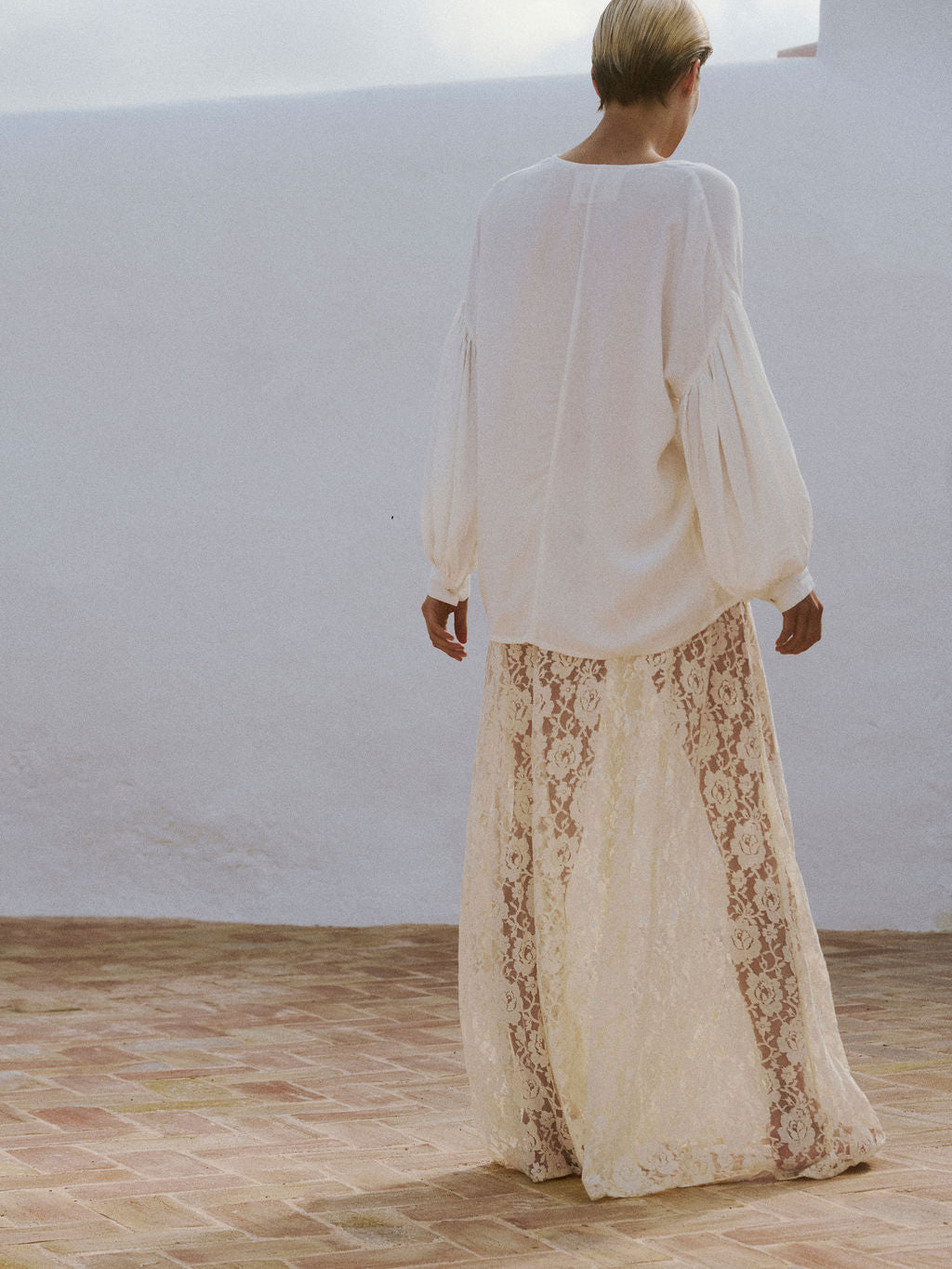 LACE SLIP SKIRT