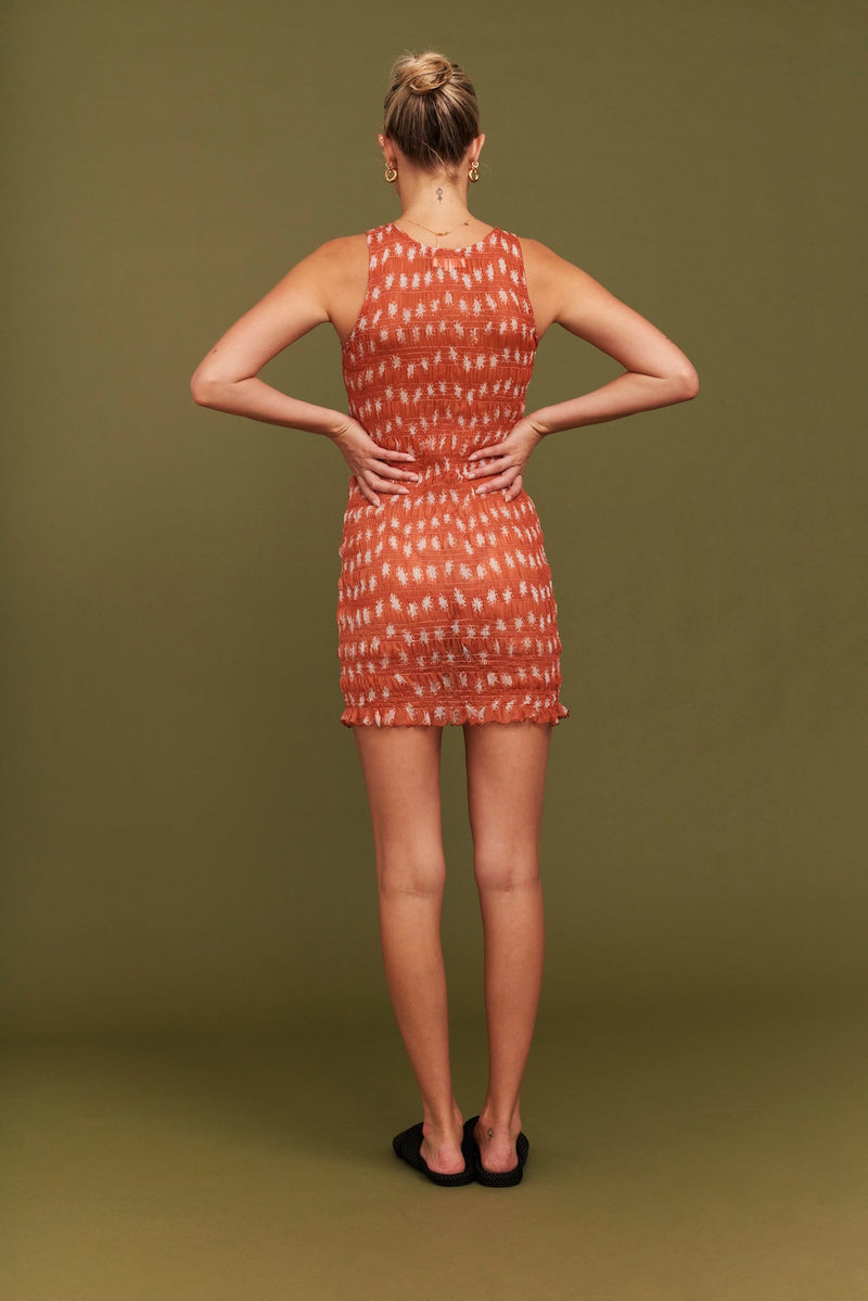 The Lola mini dress - Coral
