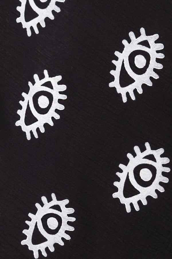 Beach Towels, Holiday Shop - EVIL EYE Peshtemal in Black