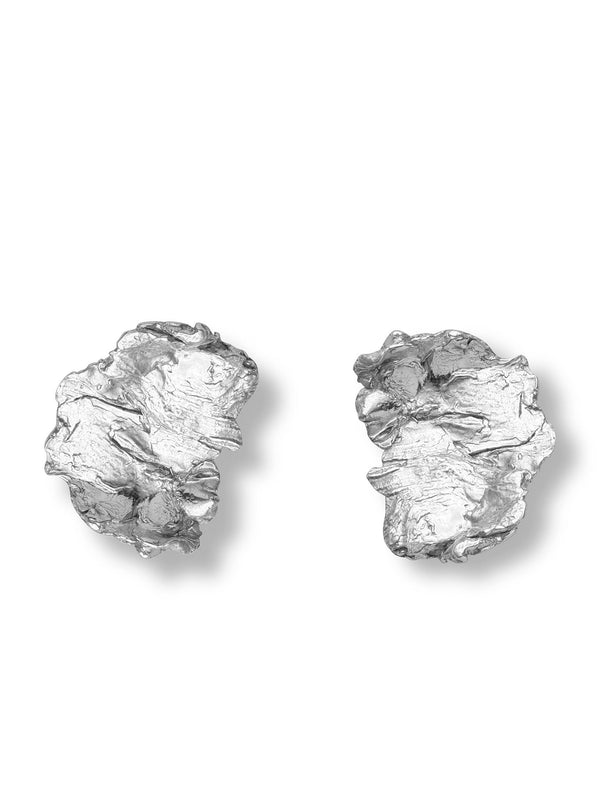 Artemis Small Goddess Earrings Silver