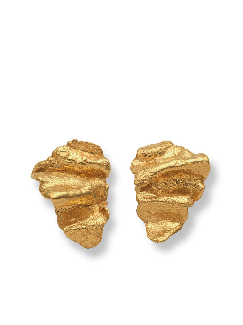 Artemis Wave Earrings Gold