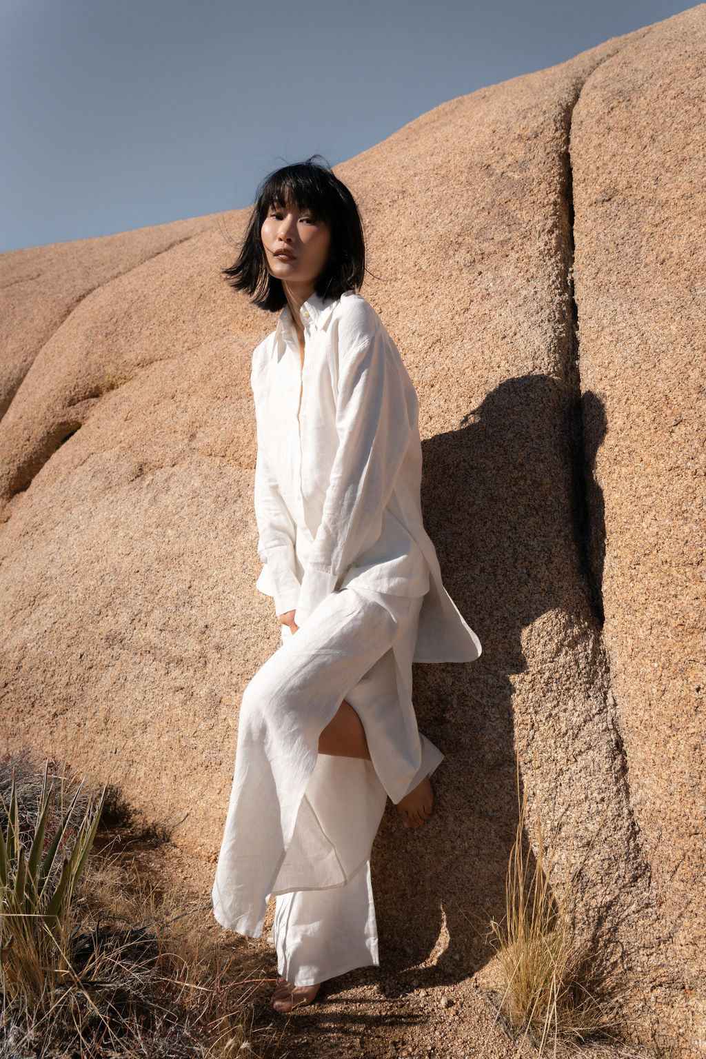 EVOLVE LINEN TROUSERS