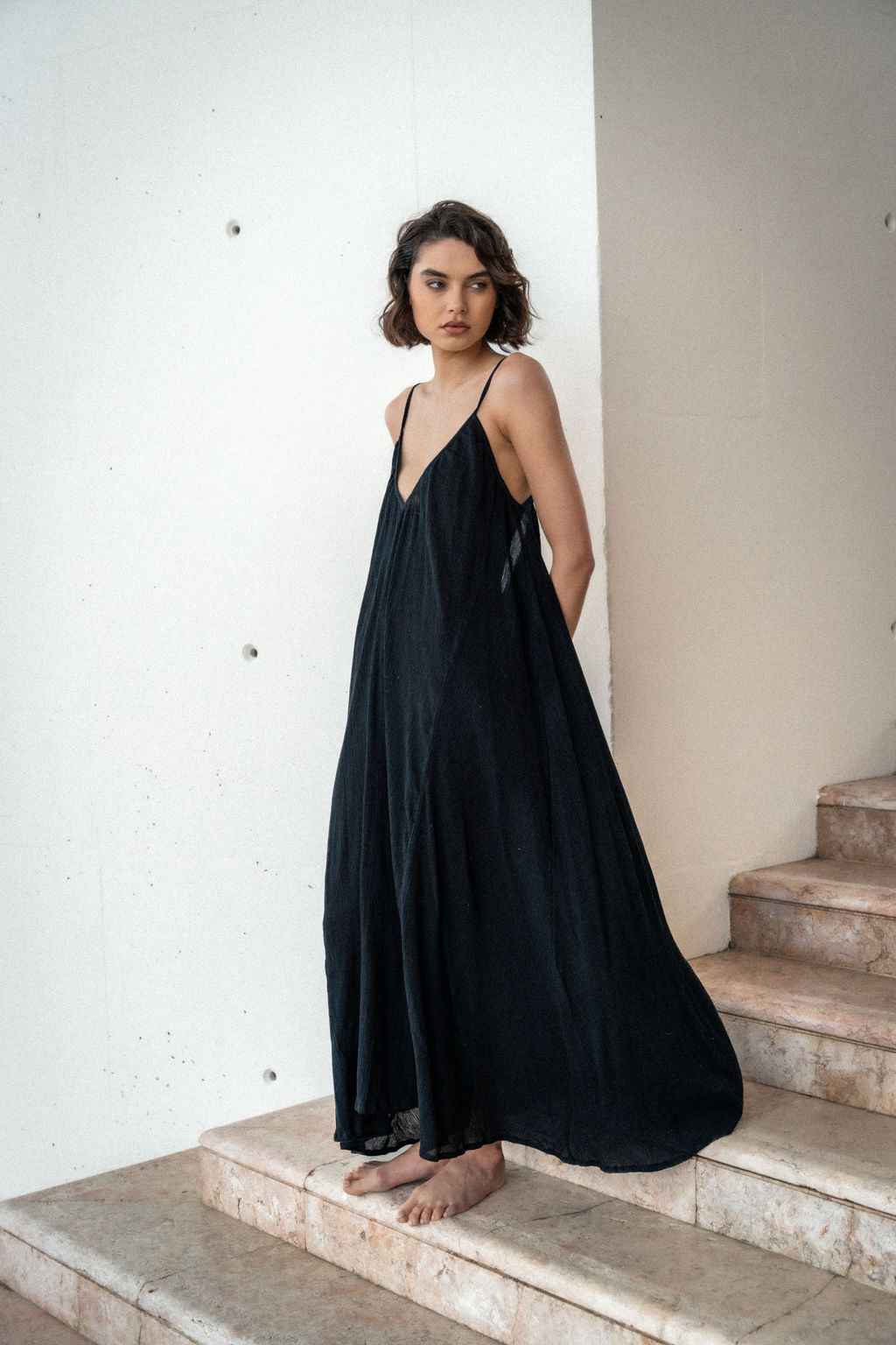 DULCE VIDA DRESS - BLACK
