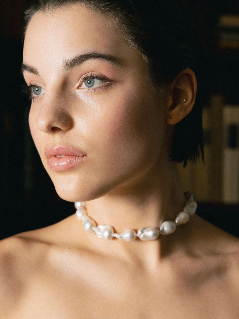 Baroque Pearl Choker